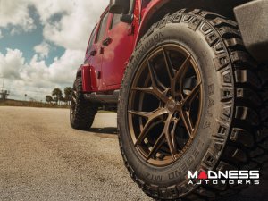 Jeep Wrangler JK Custom Wheels - HF-5 by Vossen - Satin Bronze